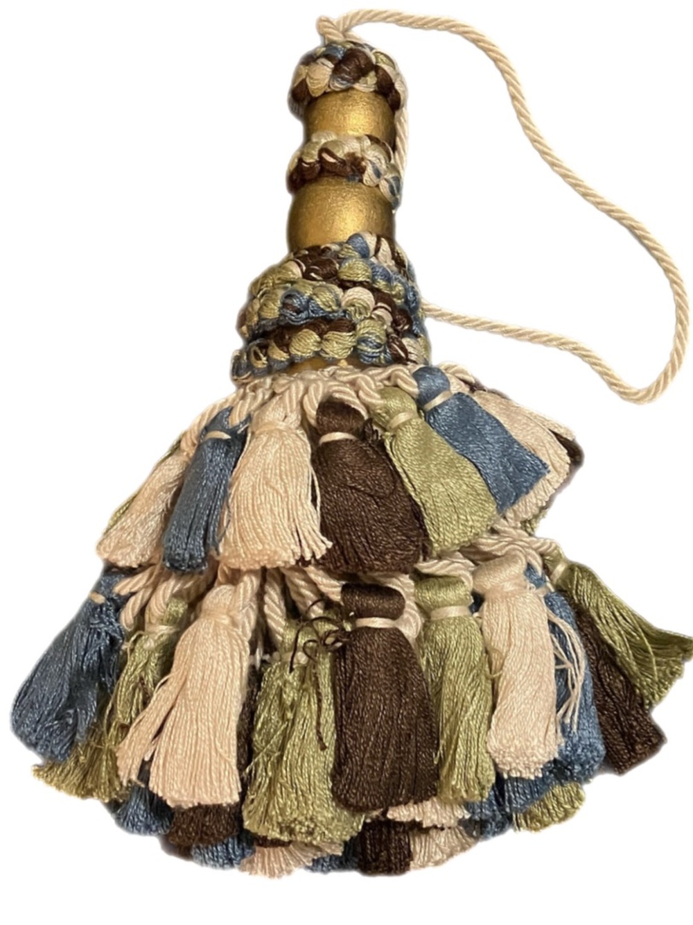 Gigantic Tassel - Blue / Green / Brown